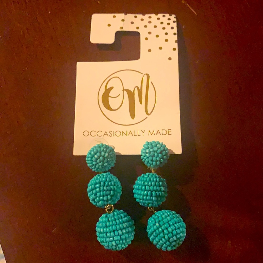 Occasionally Made Turquoise Earrings